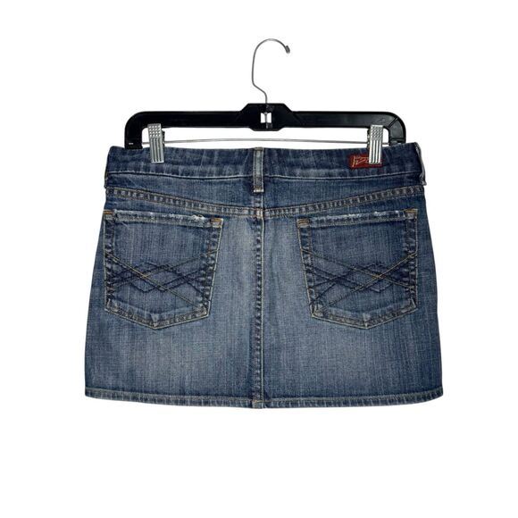 Citizens of Humanity Women’s 29 Denim Mini Skirt Stretch Y2K - Picture 2 of 5